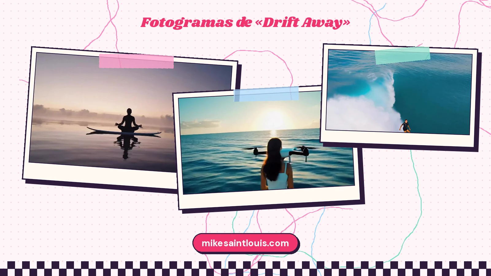 More stills from the official music video for «Drift Away» by Mike Sain't Louis