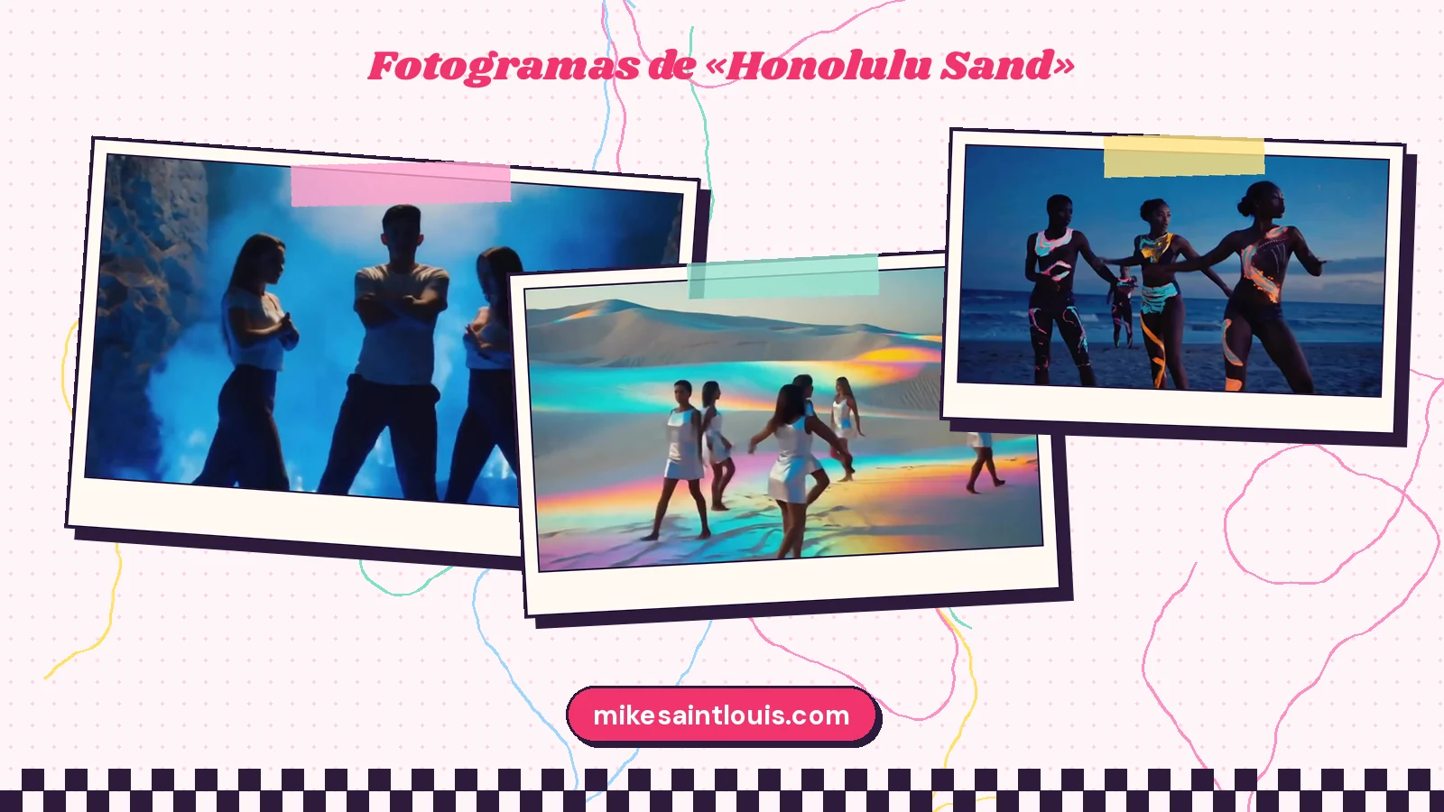 More stills from the official music video for «Honolulu Sand» by Mike Sain't Louis