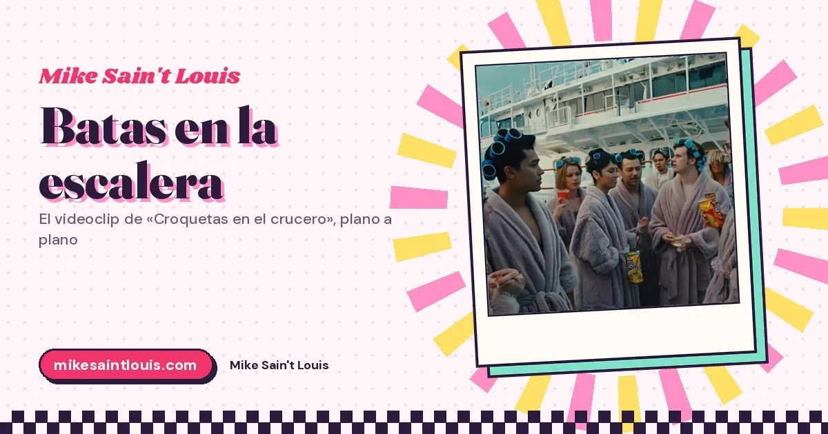 Batas en la escalera y croquetas en bandeja: el videoclip de «Croquetas en el crucero» plano a plano
