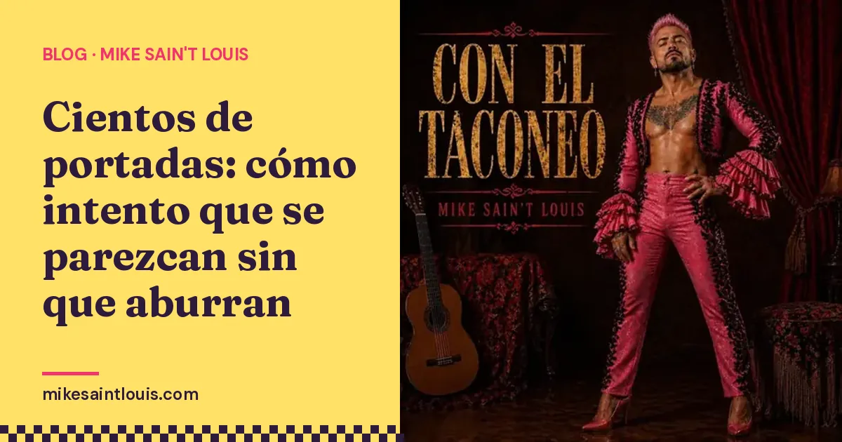 Cientos de portadas: cómo intento que se parezcan sin que aburran
