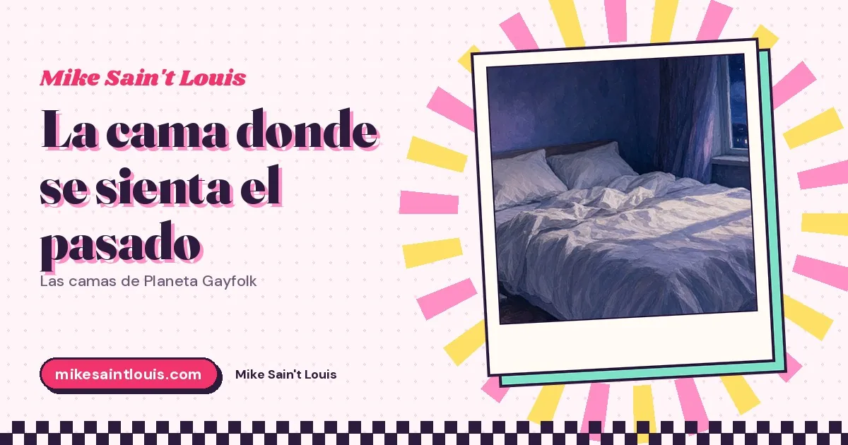 El pasado al filo de la cama, un edredón y una nube: las camas de Planeta Gayfolk