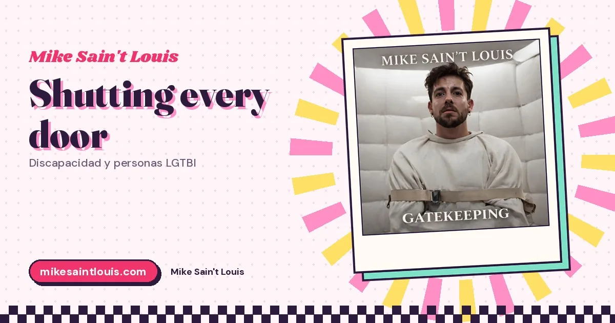 «Shutting every door»: discapacidad y personas LGTBI, la doble puerta cerrada
