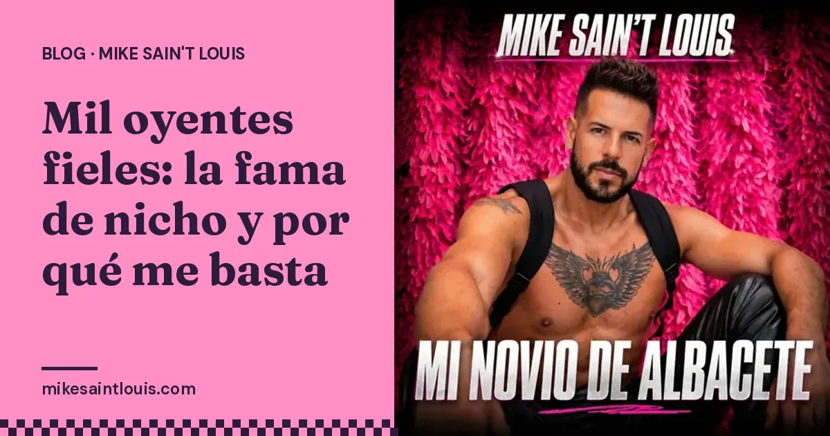 Mil oyentes fieles: la fama de nicho y por qué me basta