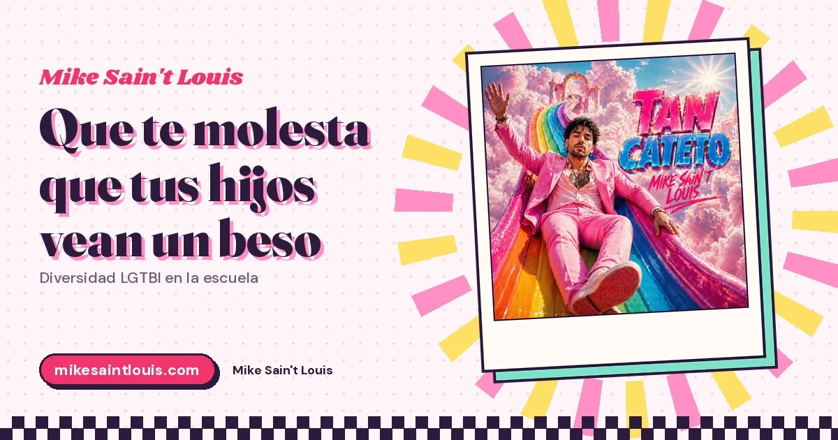 Que te molesta que tus hijos vean un beso: diversidad LGTBI en la escuela y el pin parental