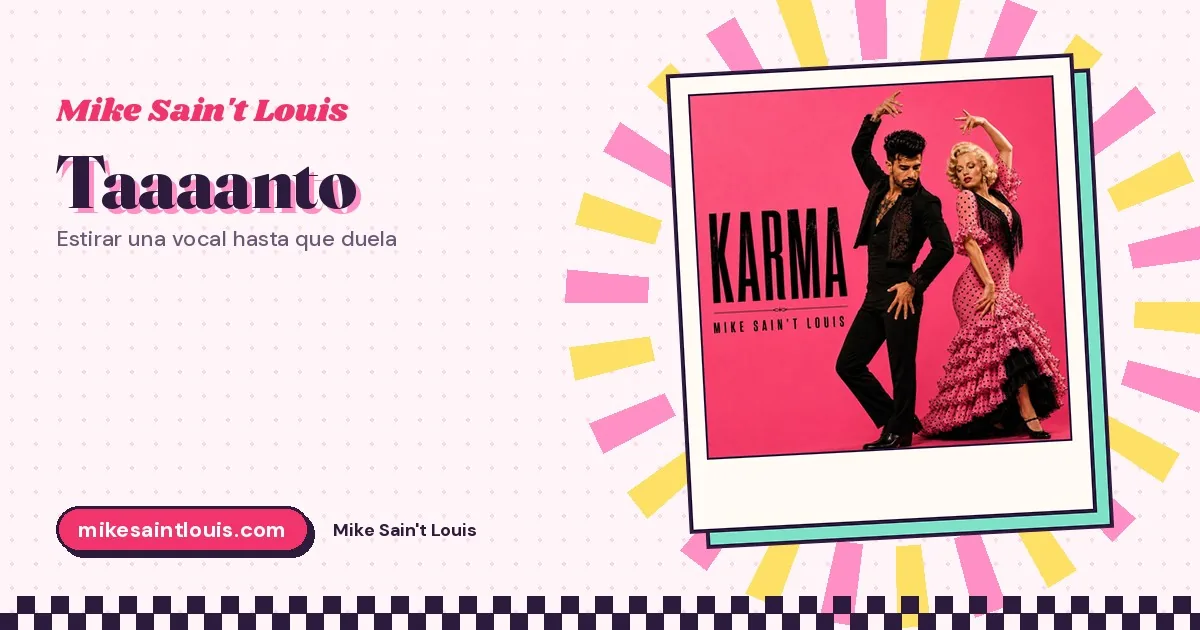 Taaaanto: estirar una vocal hasta que duela, la gramática secreta de «Karma»