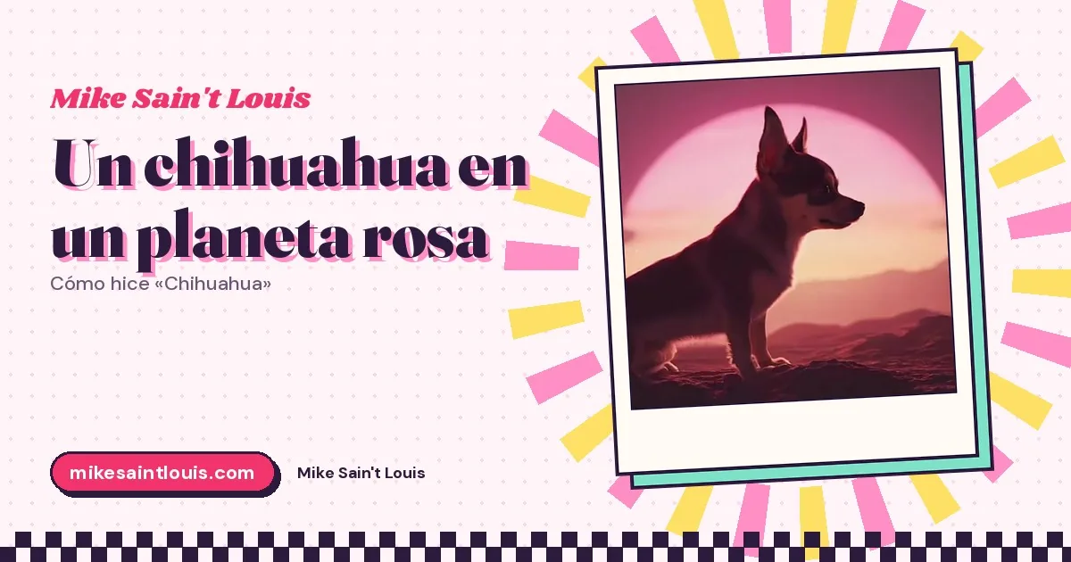 Un chihuahua en un planeta rosa: cómo hice «Chihuahua», el inglés, el estribillo que vuelve y la discoteca que no sale