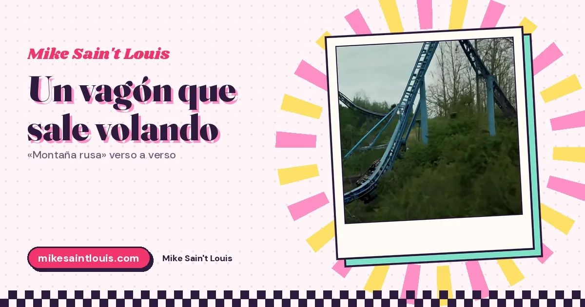 Un vagón que sale volando: «Montaña rusa» verso a verso, de la musa muda al coche en llamas