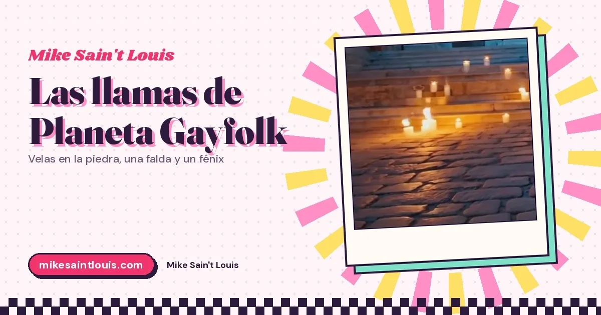 Una mesa de banquete, una falda ardiendo y un fénix en el pecho: las llamas de Planeta Gayfolk