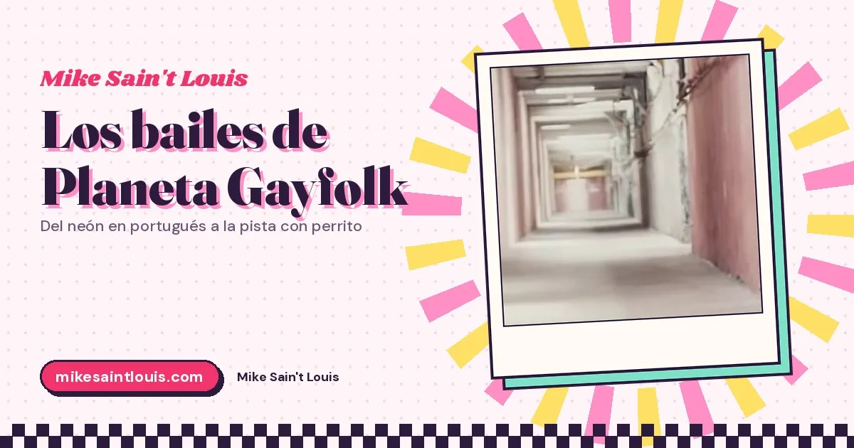 Una noche de neón en portugués, un rincón oscuro y un perrito en la pista: los bailes de Planeta Gayfolk