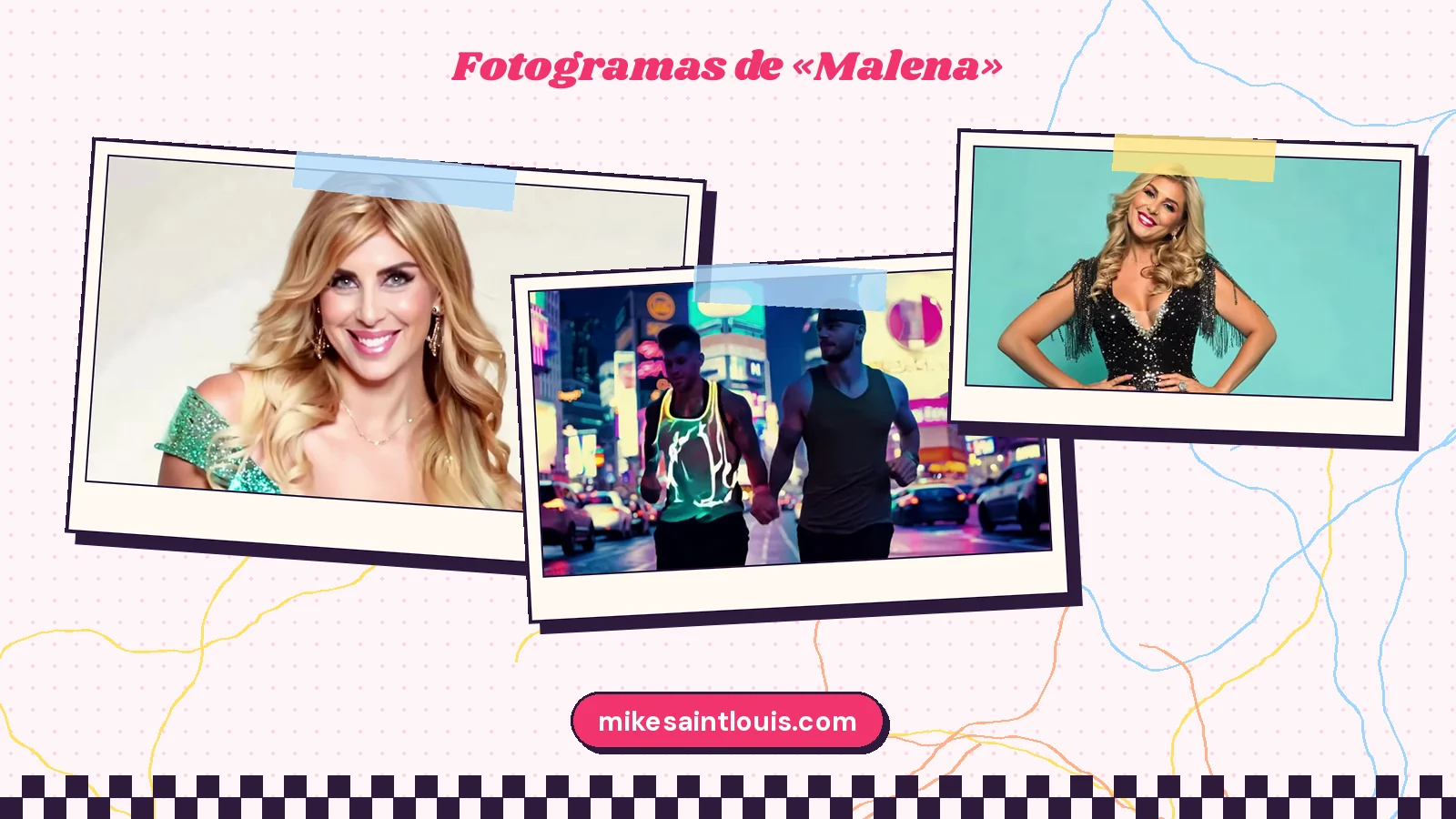 Fotogramas del videoclip oficial de «Malena», de Mike Sain't Louis