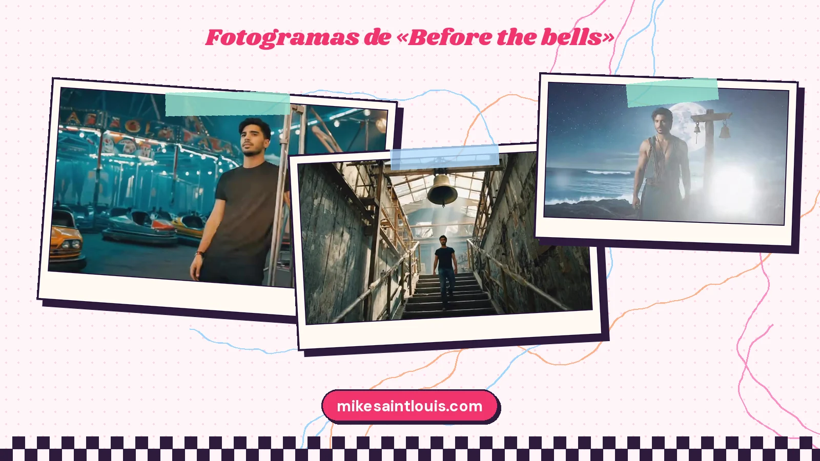 Fotogramas del videoclip oficial de «Before the bells», de Mike Sain't Louis