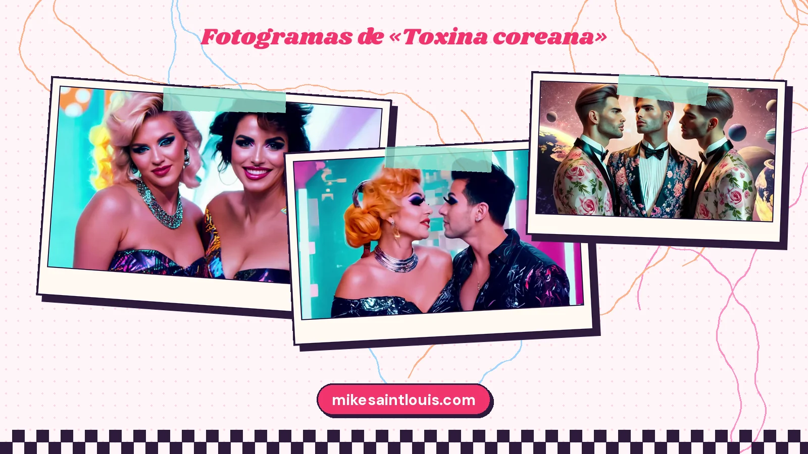 Fotogramas del videoclip oficial de «Toxina coreana», de Mike Sain't Louis