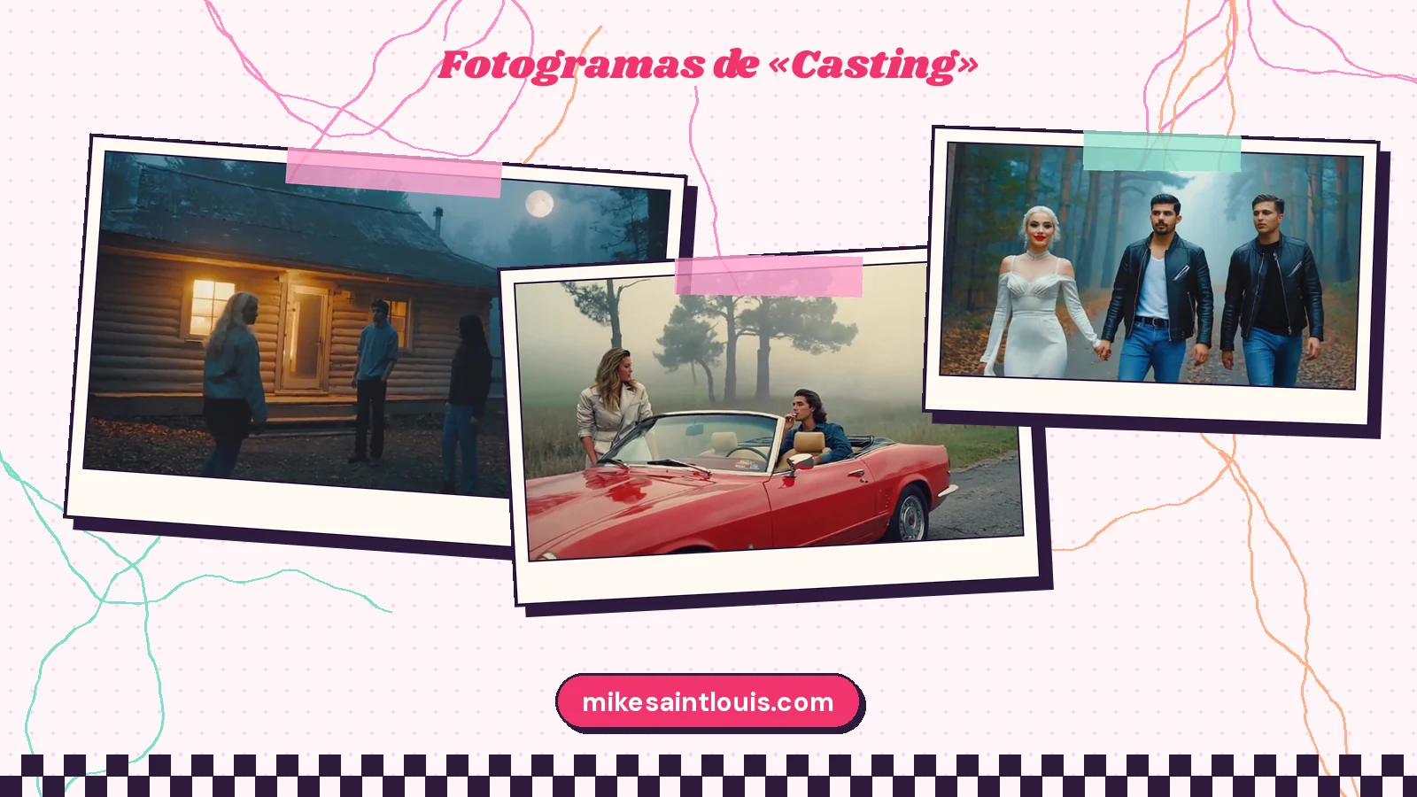 Más fotogramas del videoclip oficial de «Casting», de Mike Sain't Louis