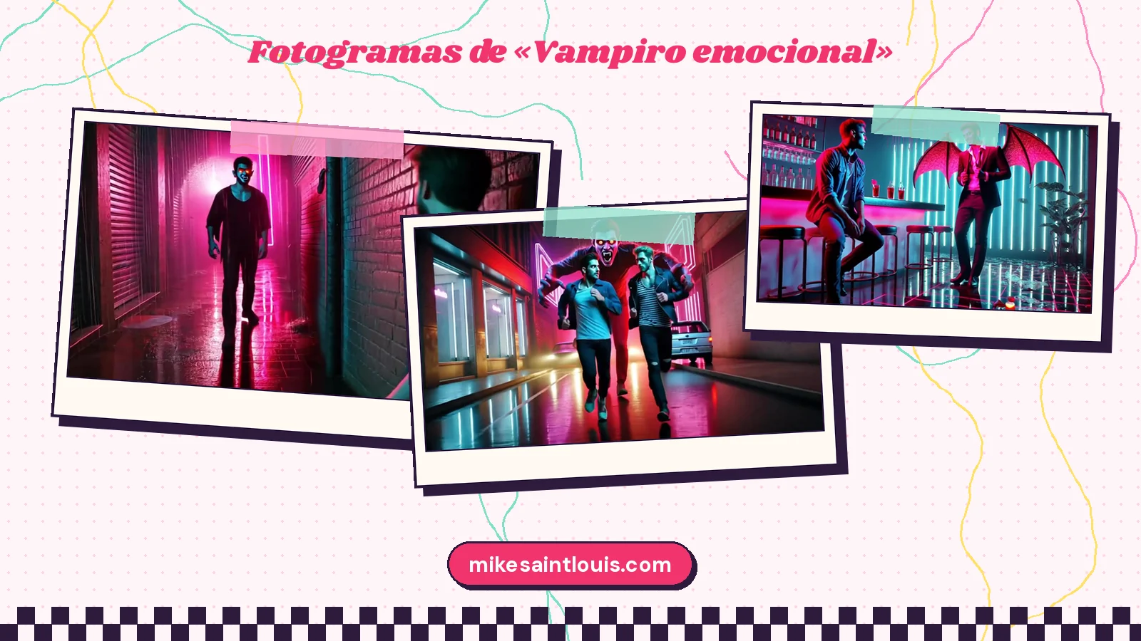 Más fotogramas del videoclip oficial de «Vampiro emocional», de Mike Sain't Louis