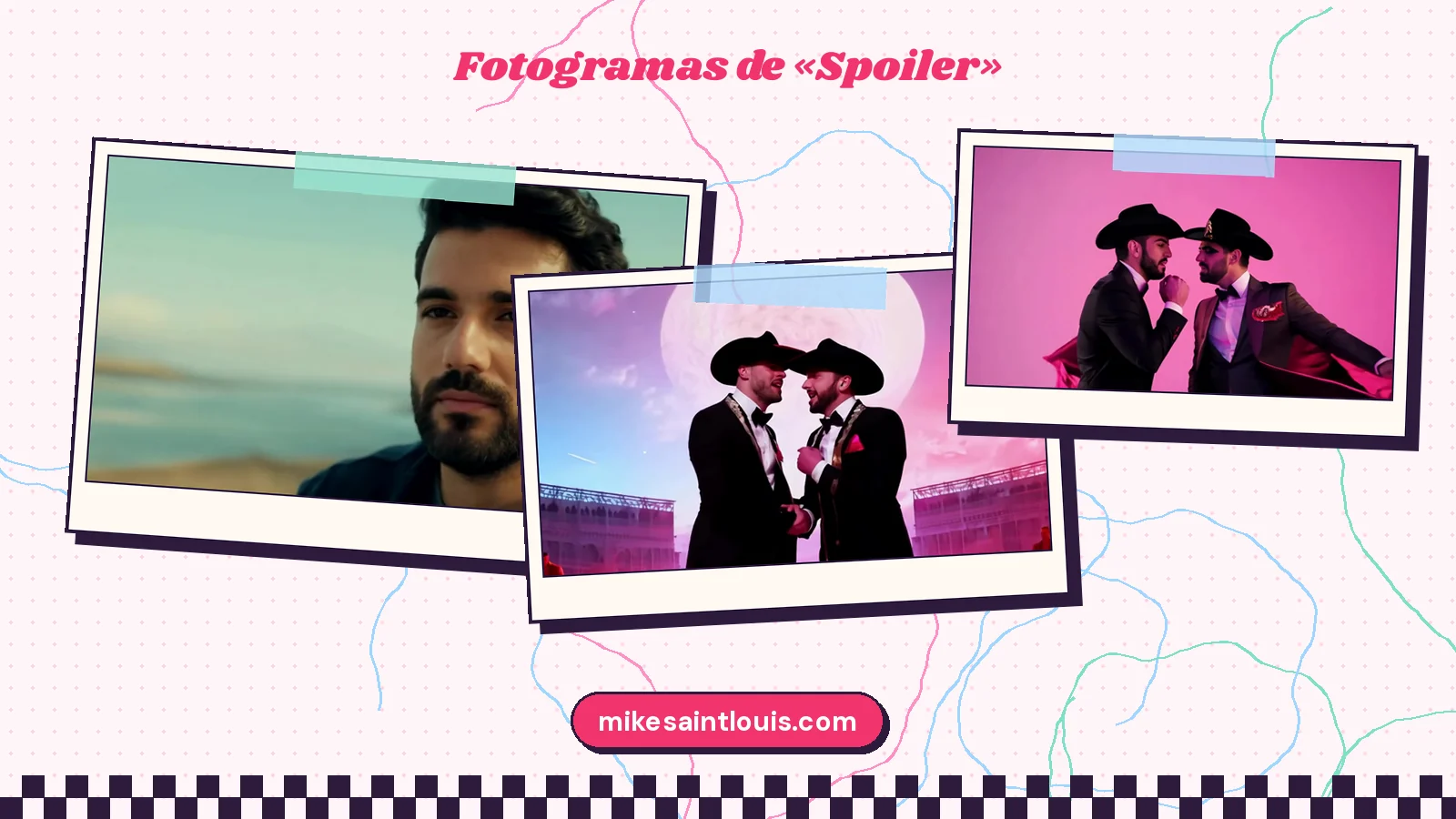 Fotogramas del videoclip oficial de «Spoiler», de Mike Sain't Louis