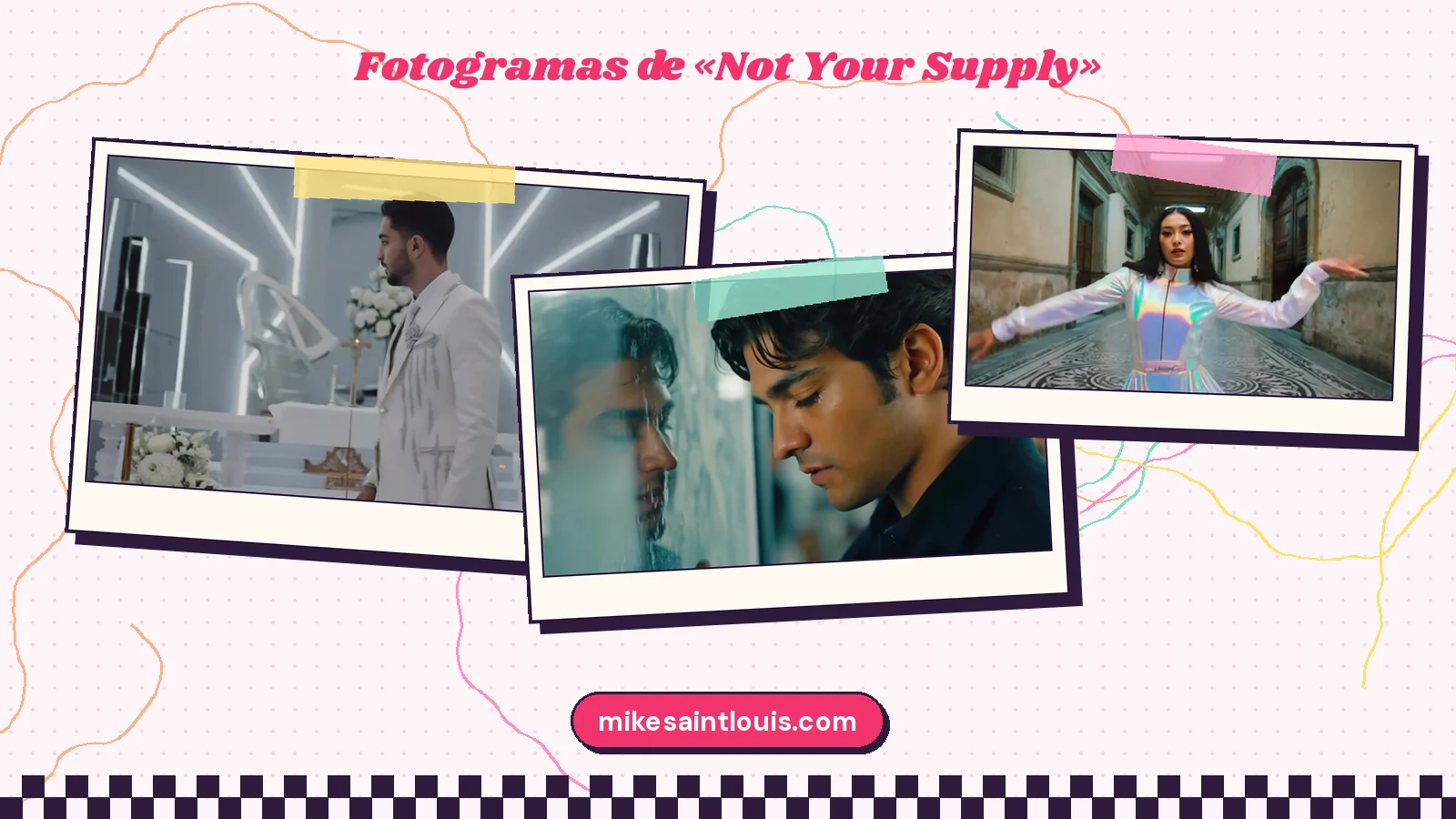 Fotogramas del videoclip oficial de «Not Your Supply», de Mike Sain't Louis