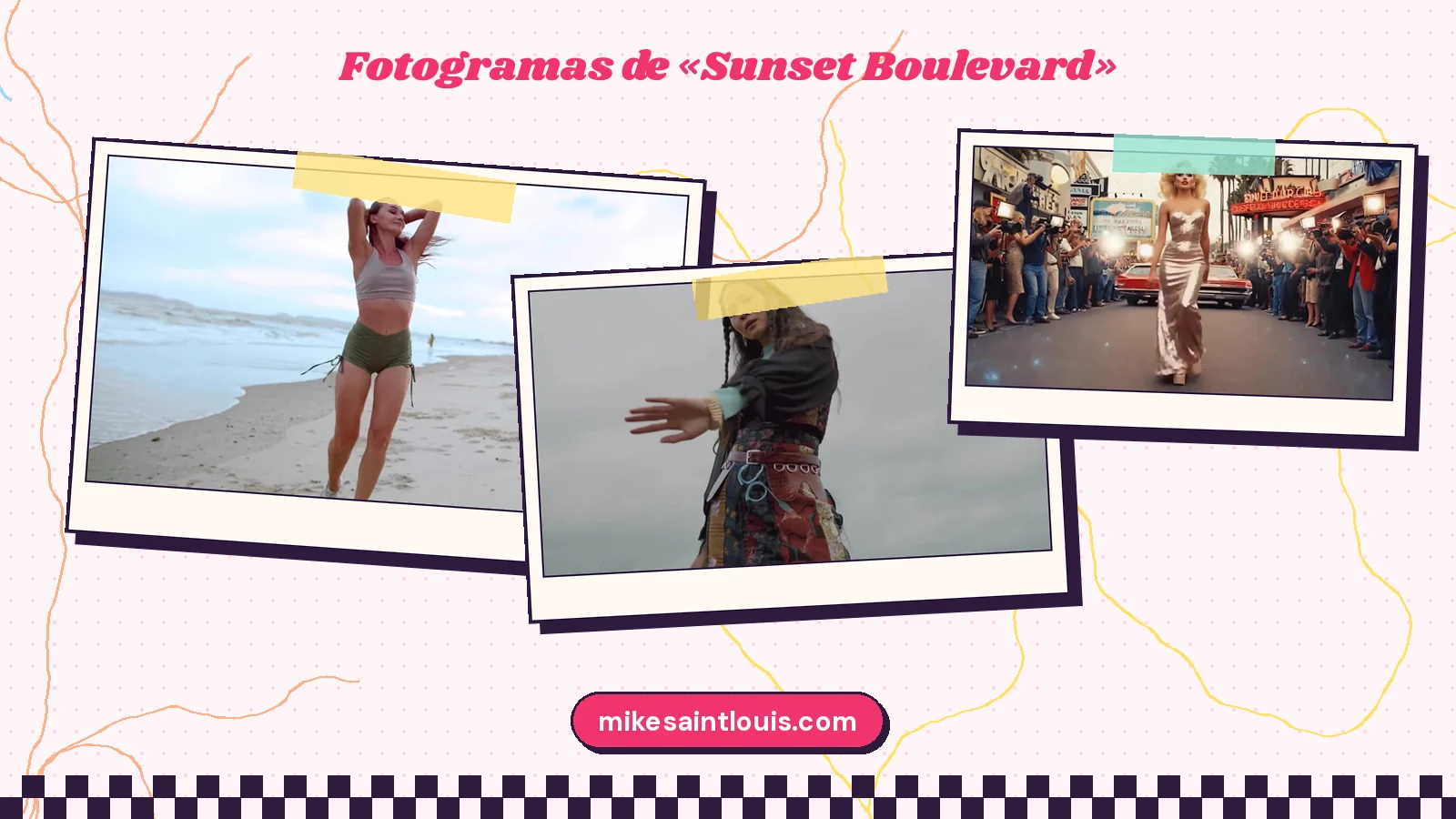 More stills from the official music video for «Sunset Boulevard» by Mike Sain't Louis