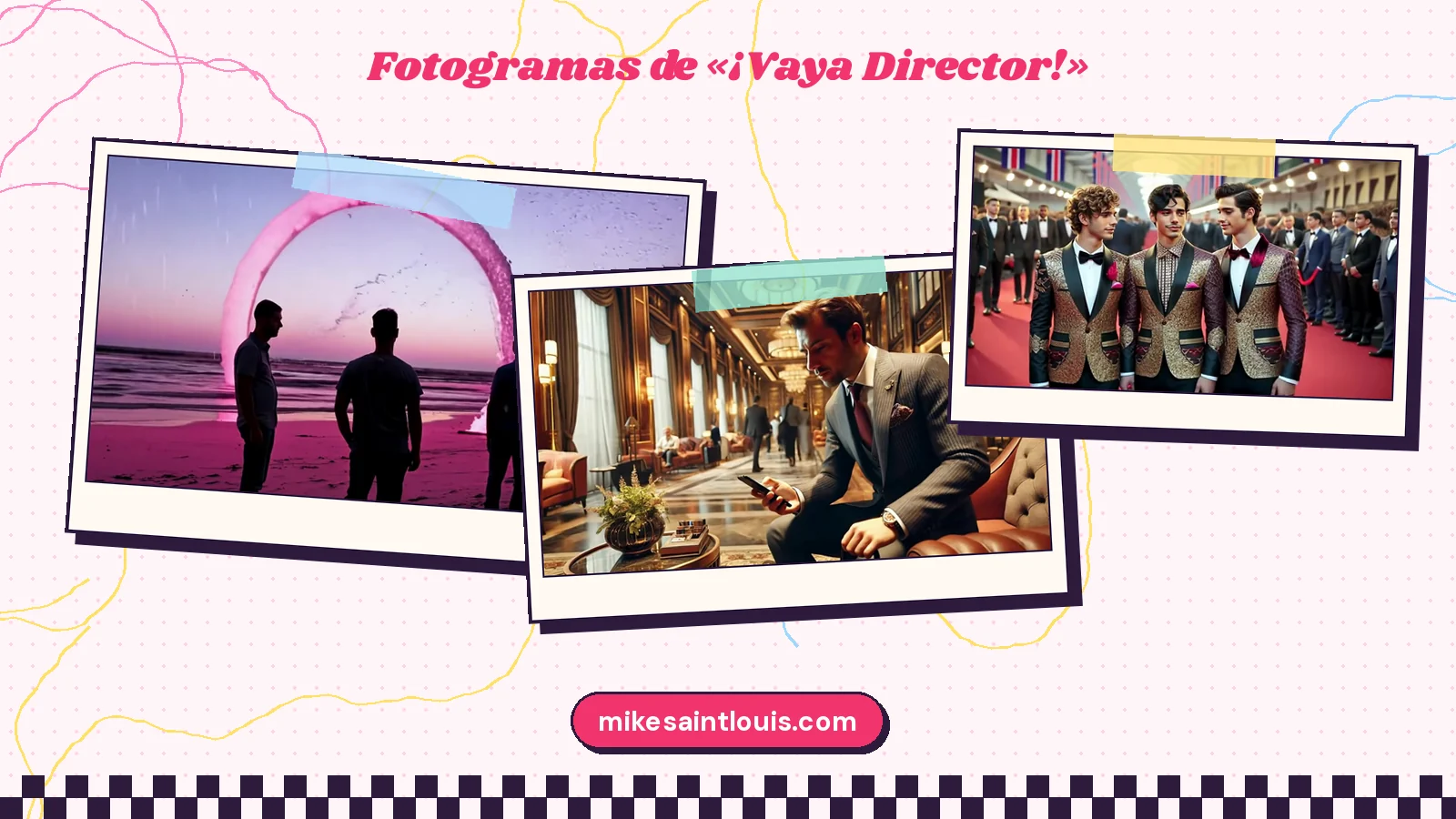 Más fotogramas del videoclip oficial de «¡Vaya Director!», de Mike Sain't Louis