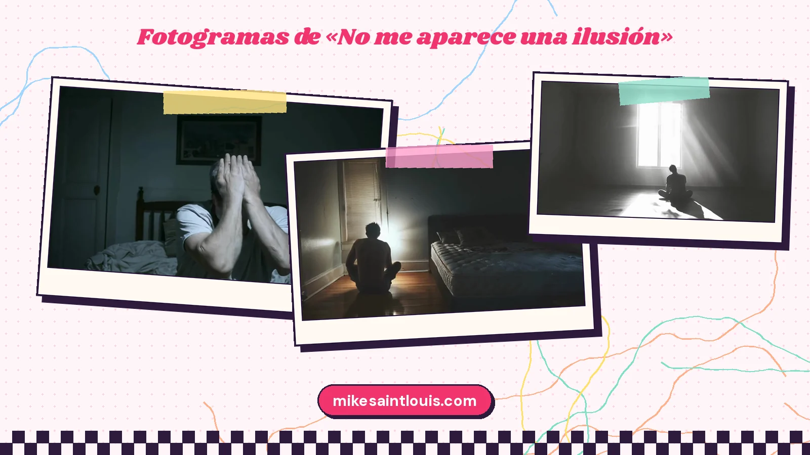 Fotogramas del videoclip oficial de «No me aparece una ilusión», de Mike Sain't Louis