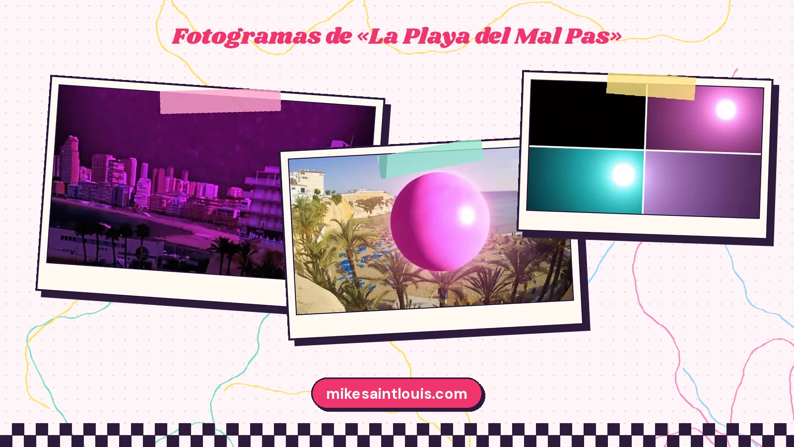 Fotogramas del videoclip oficial de «La Playa del Mal Pas», de Mike Sain't Louis