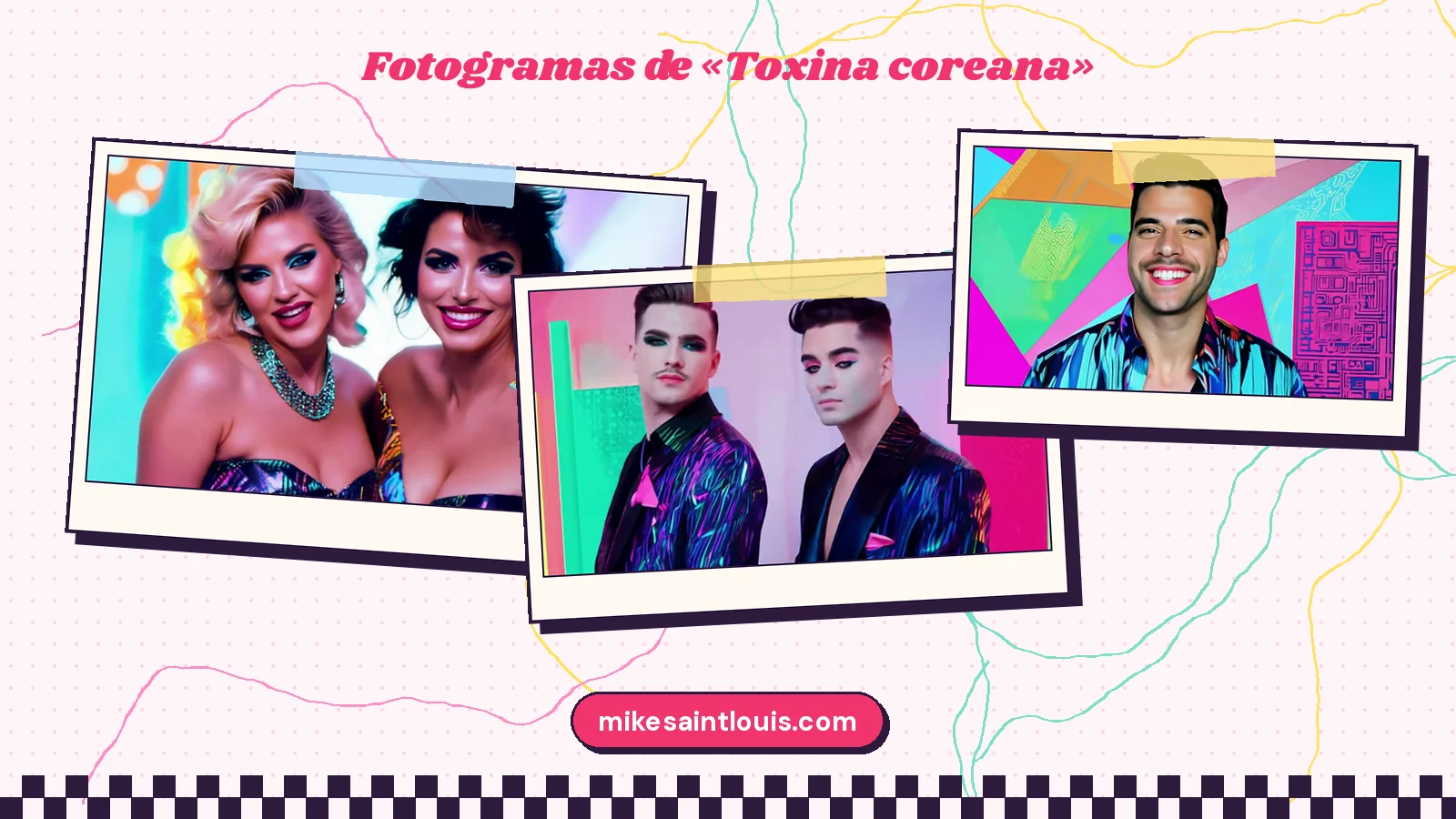 Fotogramas del videoclip oficial de «Toxina coreana», de Mike Sain't Louis