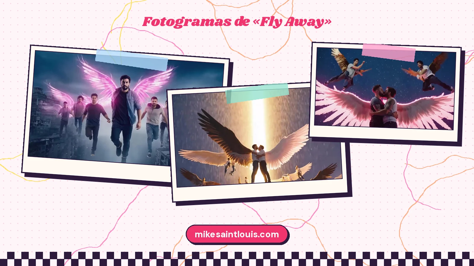 Fotogramas del videoclip oficial de «Fly Away», de Mike Sain't Louis