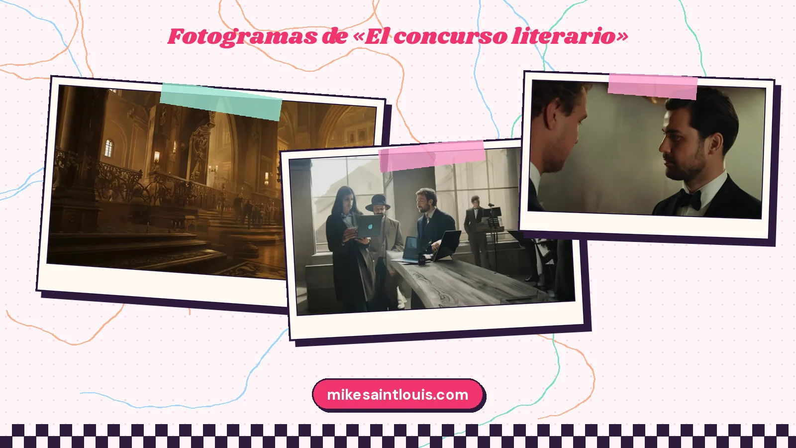 Más fotogramas del videoclip oficial de «El concurso literario», de Mike Sain't Louis