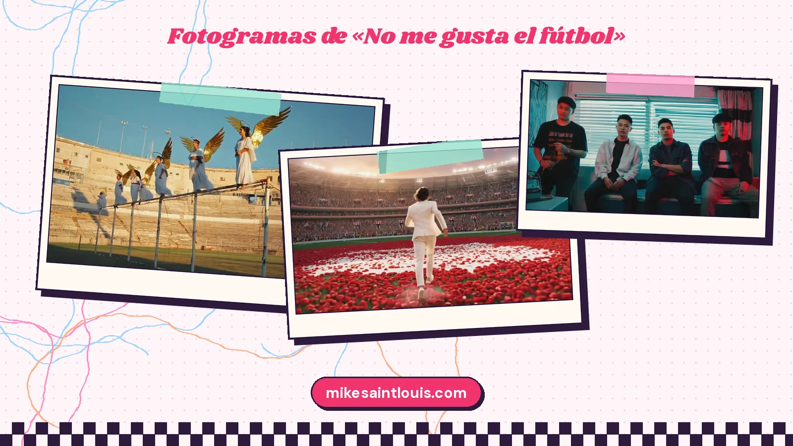 Más fotogramas del videoclip oficial de «No me gusta el fútbol», de Mike Sain't Louis