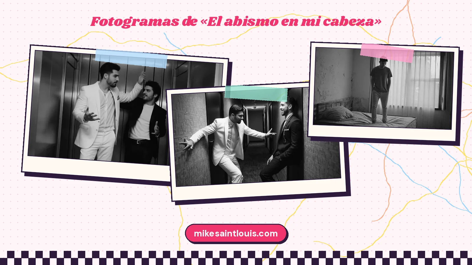 Fotogramas del videoclip oficial de «El abismo en mi cabeza», de Mike Sain't Louis