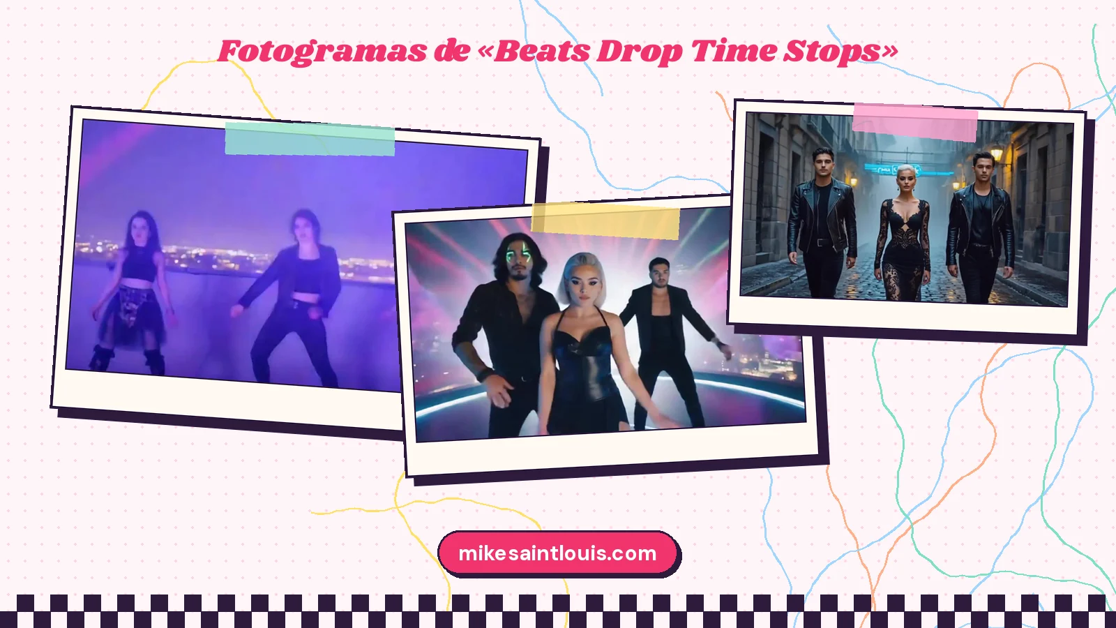 Más fotogramas del videoclip oficial de «Beats Drop Time Stops», de Mike Sain't Louis