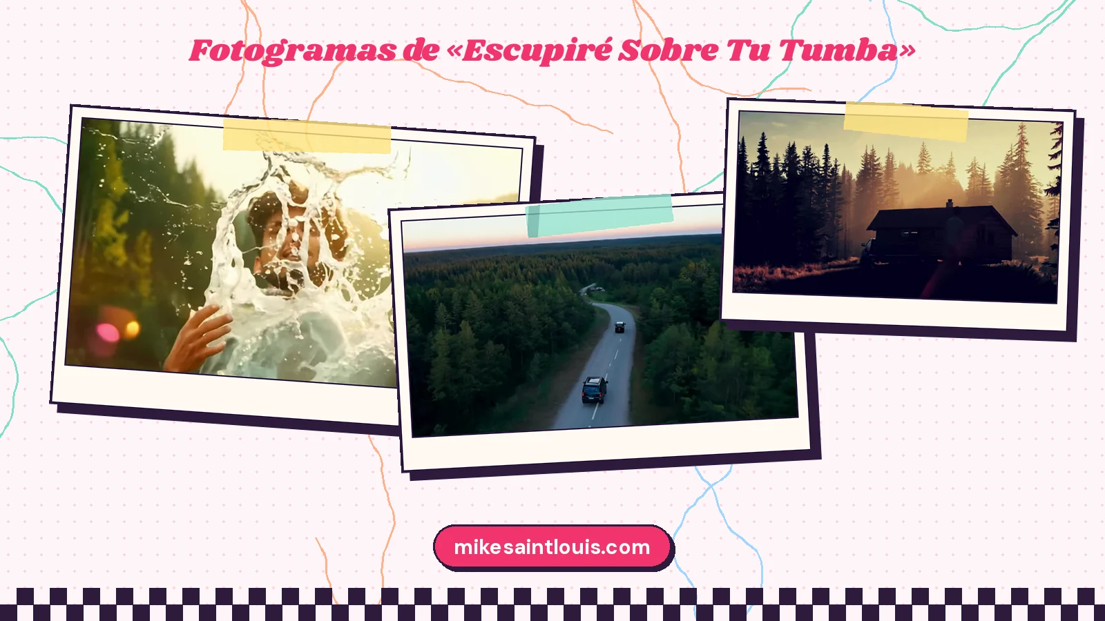 Fotogramas del videoclip oficial de «Escupiré Sobre Tu Tumba», de Mike Sain't Louis