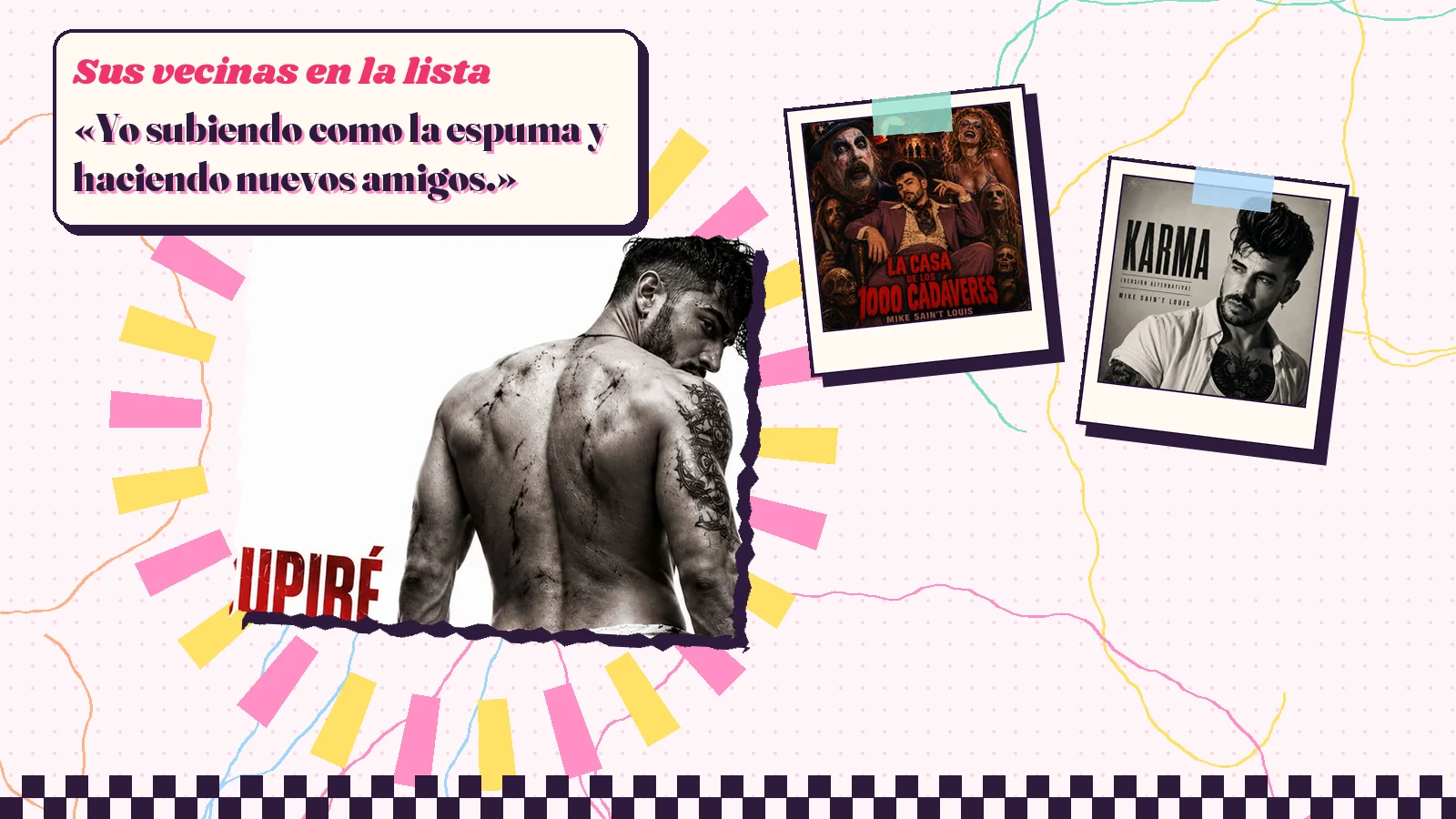 Collage con un detalle de la carátula de «Escupiré Sobre Tu Tumba» y las carátulas de «La Casa de los Mil CadáVeres», «Karma (Versión Alternativa)»