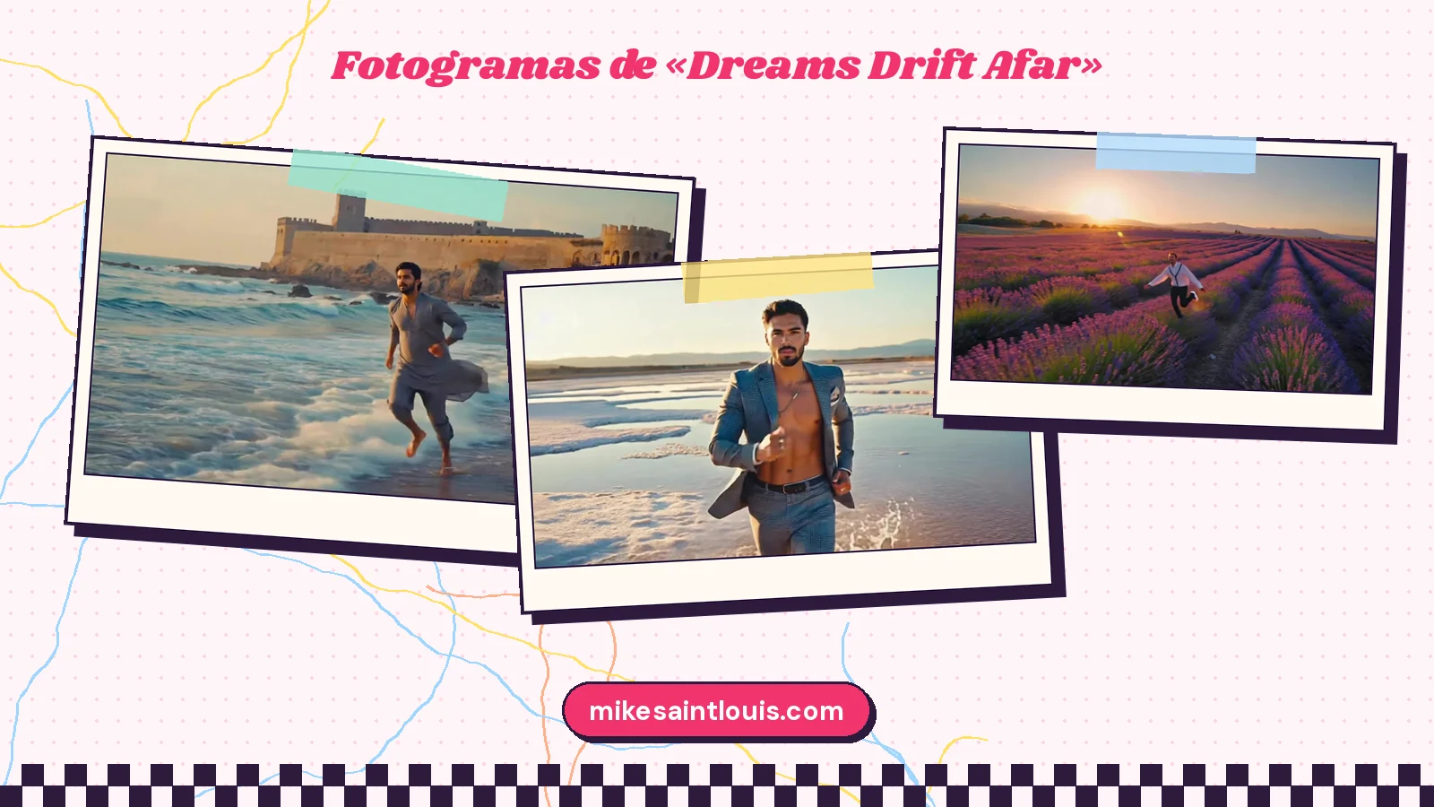 Fotogramas del videoclip oficial de «Dreams Drift Afar», de Mike Sain't Louis