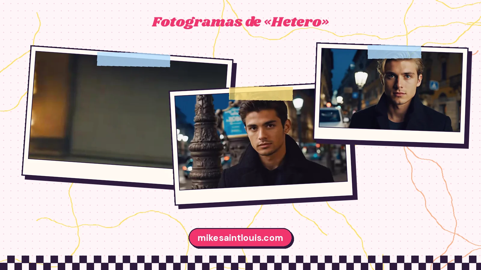 Fotogramas del videoclip oficial de «Hetero», de Mike Sain't Louis