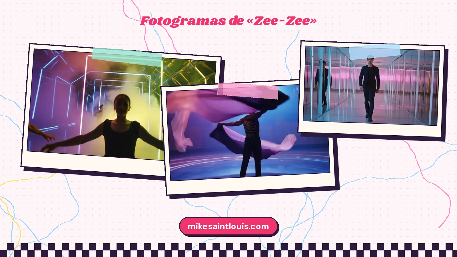 Fotogramas del videoclip oficial de «Zee-Zee», de Mike Sain't Louis