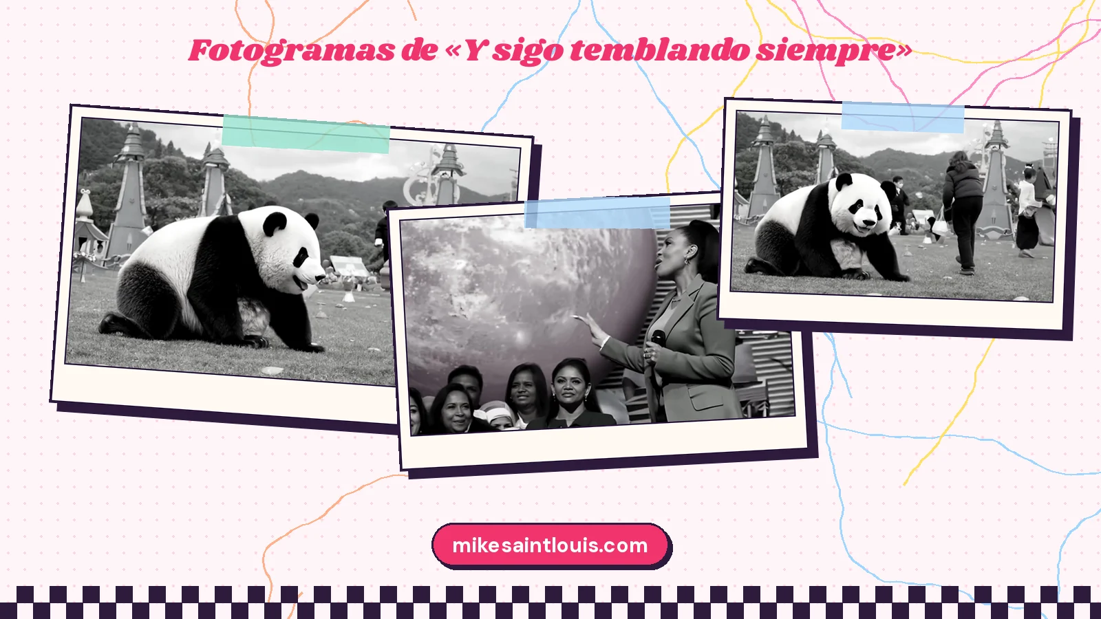 Fotogramas del videoclip oficial de «Y sigo temblando siempre», de Mike Sain't Louis