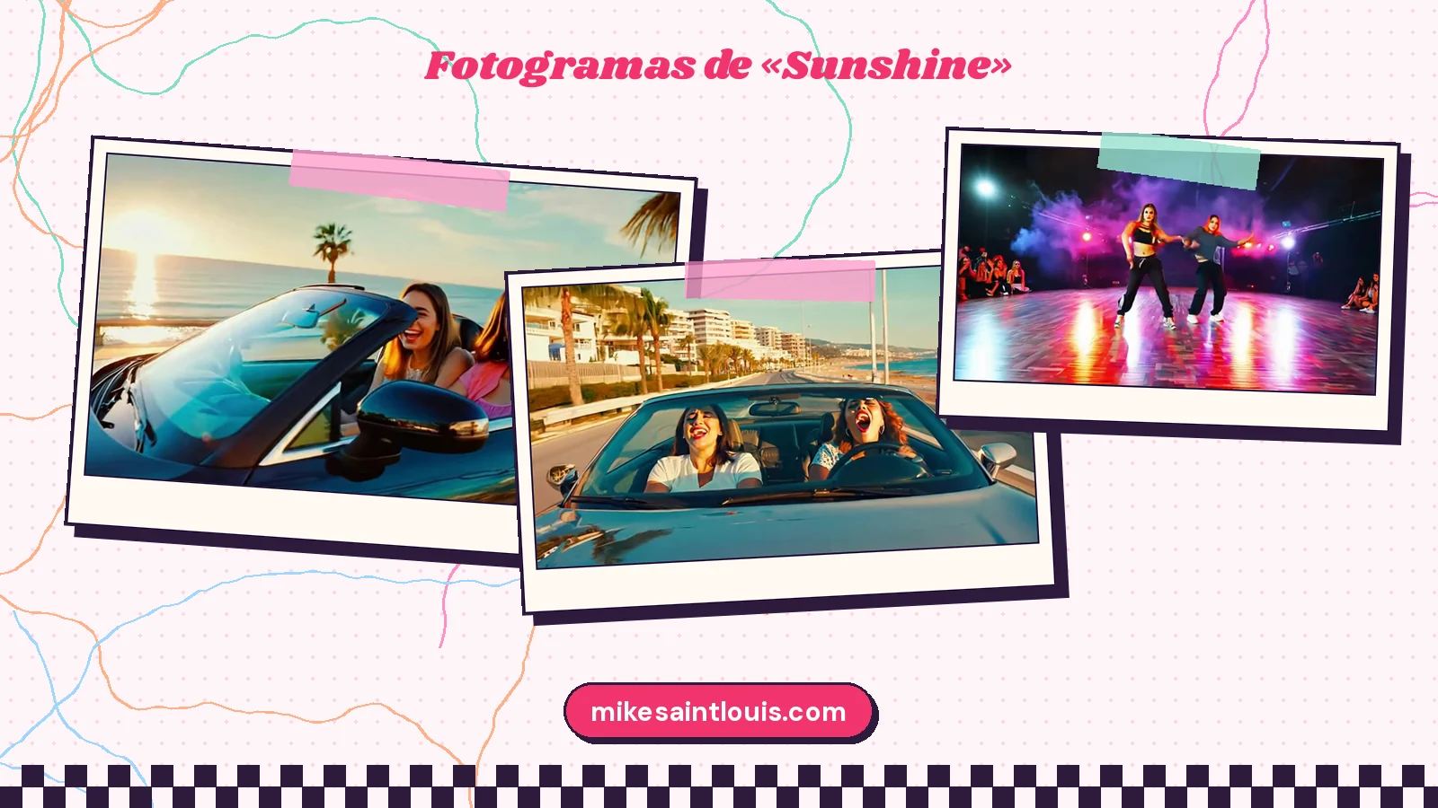 Fotogramas del videoclip oficial de «Sunshine», de Mike Sain't Louis