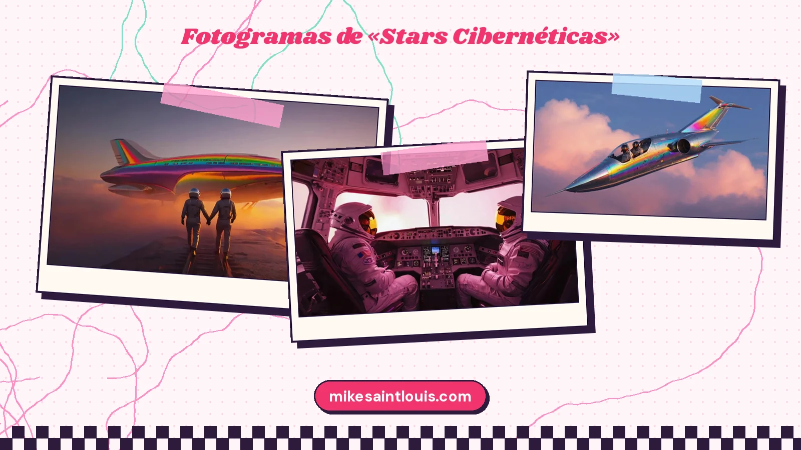 Más fotogramas del videoclip oficial de «Stars Cibernéticas», de Mike Sain't Louis