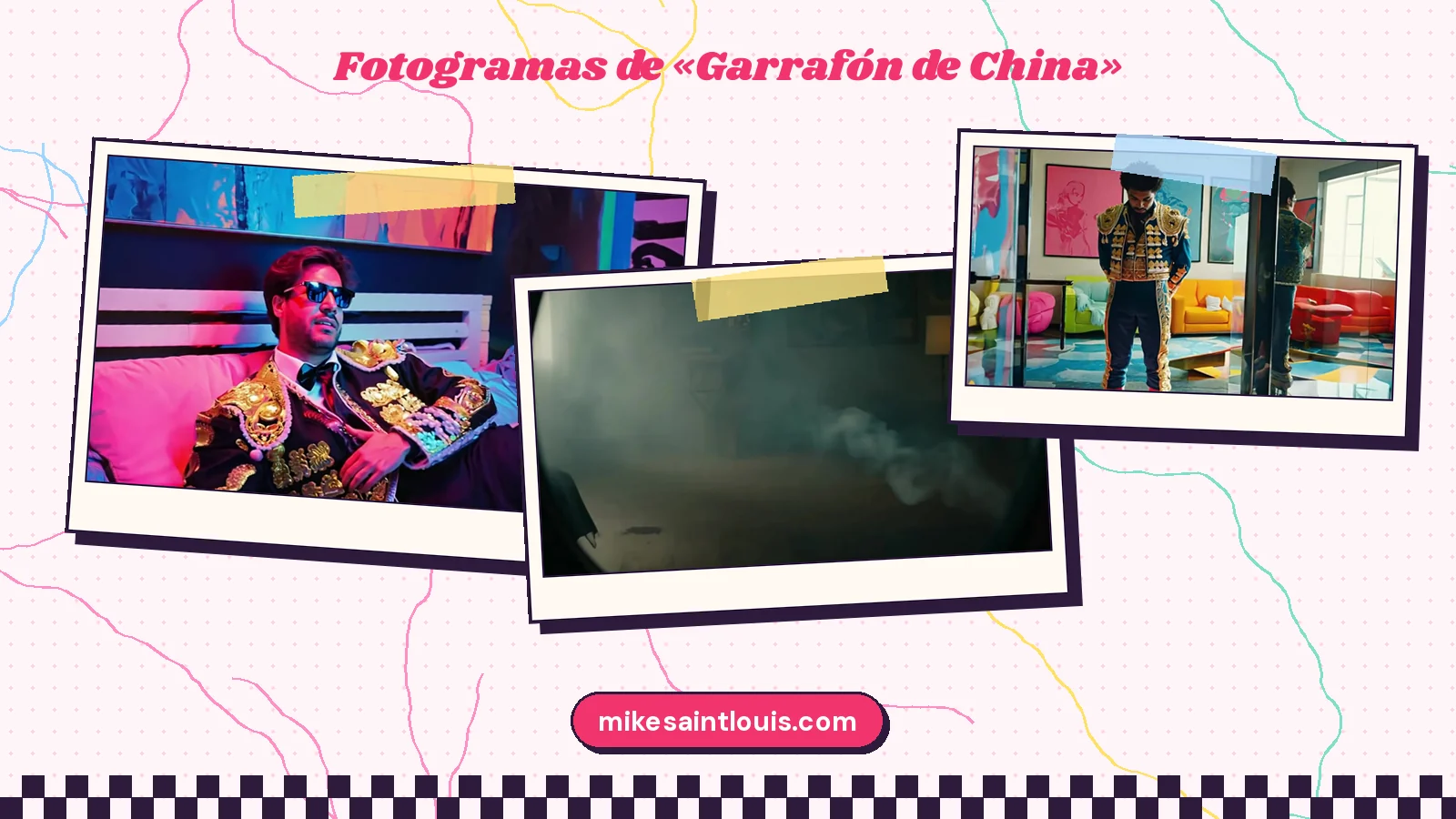 Fotogramas del videoclip oficial de «Garrafón de China», de Mike Sain't Louis