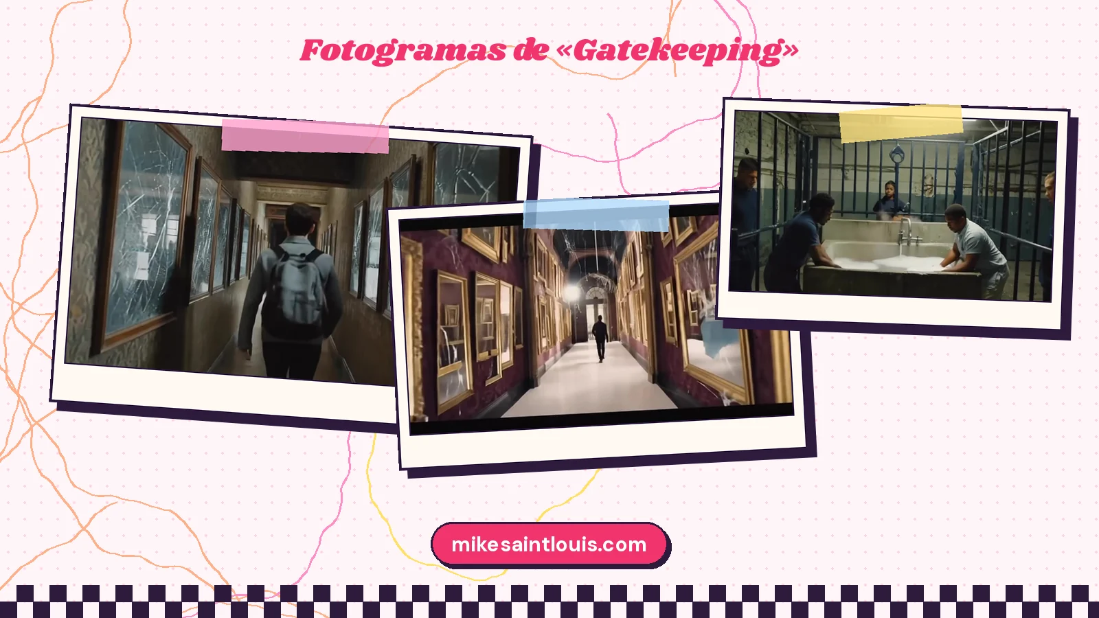 Fotogramas del videoclip oficial de «Gatekeeping», de Mike Sain't Louis