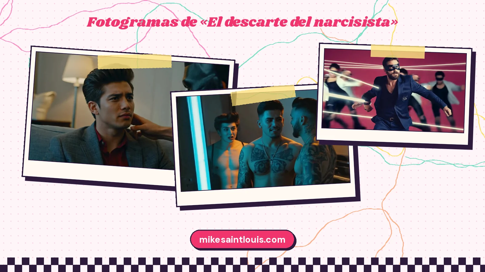 Fotogramas del videoclip oficial de «El descarte del narcisista», de Mike Sain't Louis