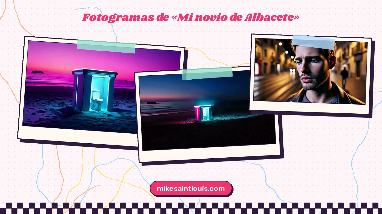 Fotogramas del videoclip oficial de «Mi novio de Albacete», de Mike Sain't Louis