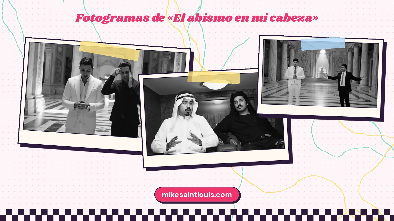 Fotogramas del videoclip oficial de «El abismo en mi cabeza», de Mike Sain't Louis