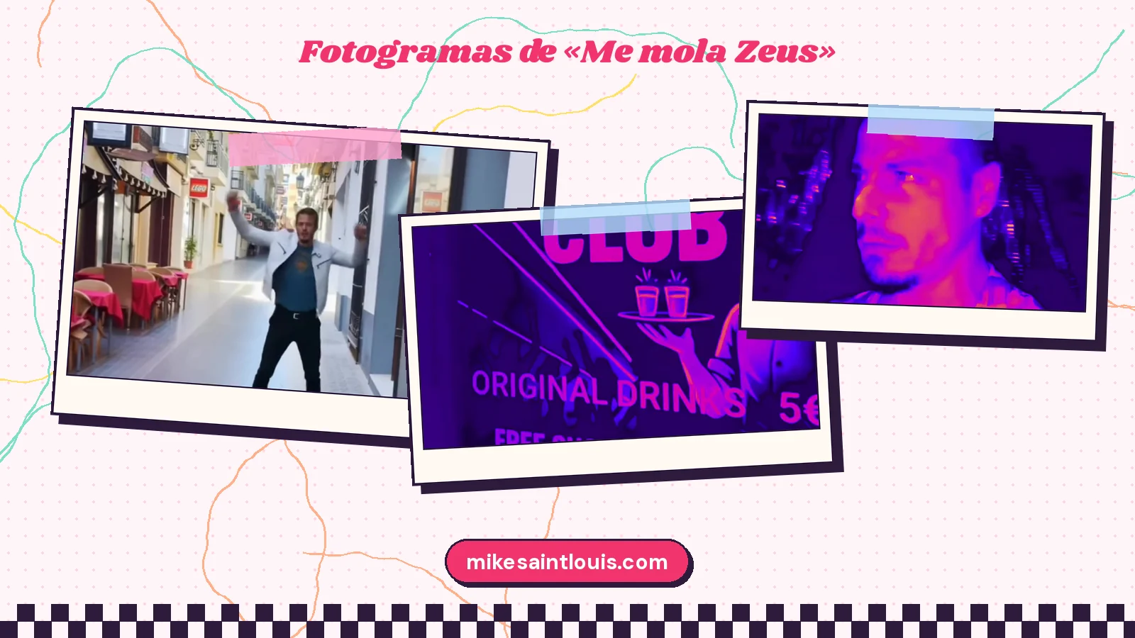 Fotogramas del videoclip oficial de «Me mola Zeus», de Mike Sain't Louis