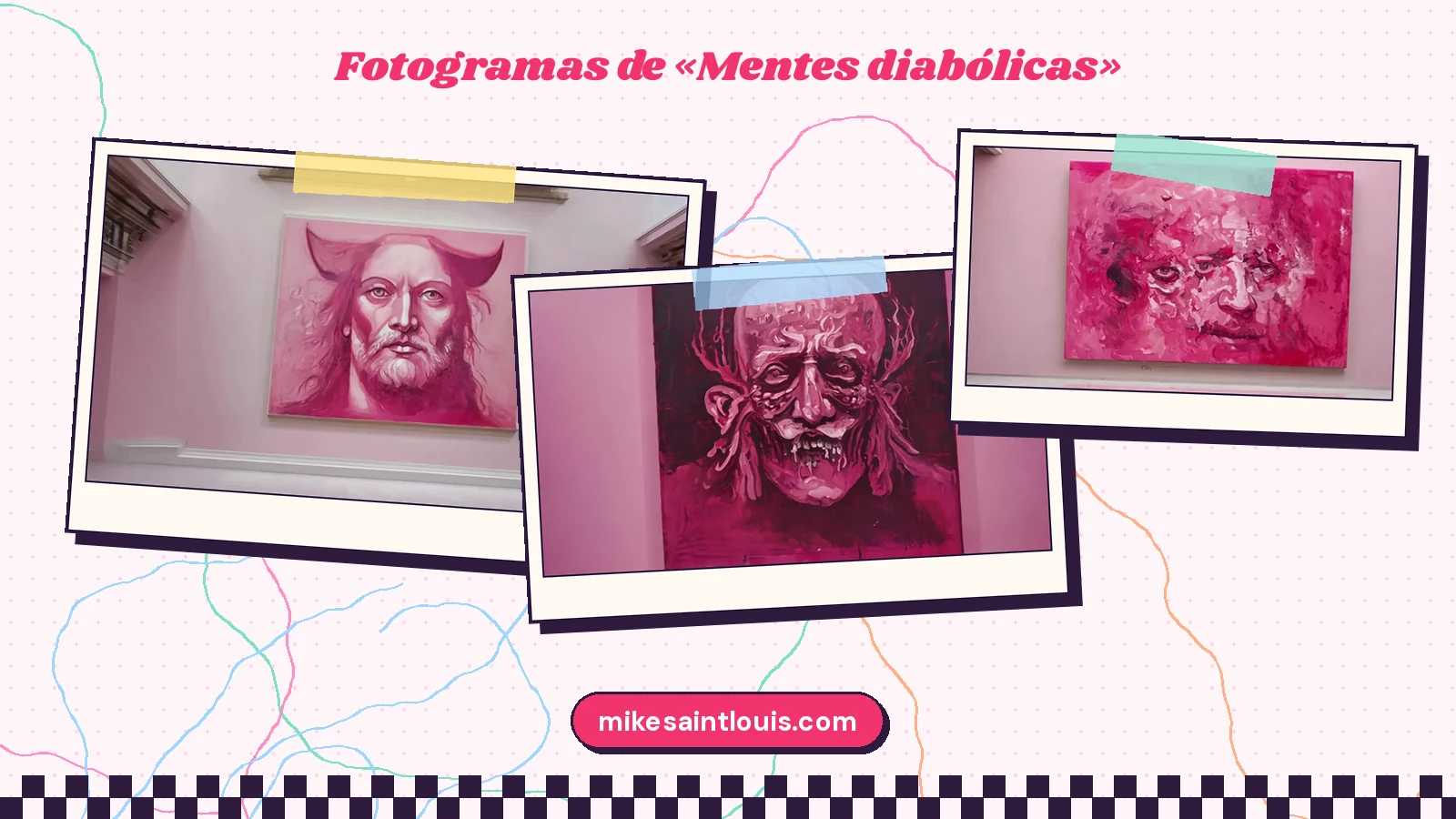 Fotogramas del videoclip oficial de «Mentes diabólicas», de Mike Sain't Louis