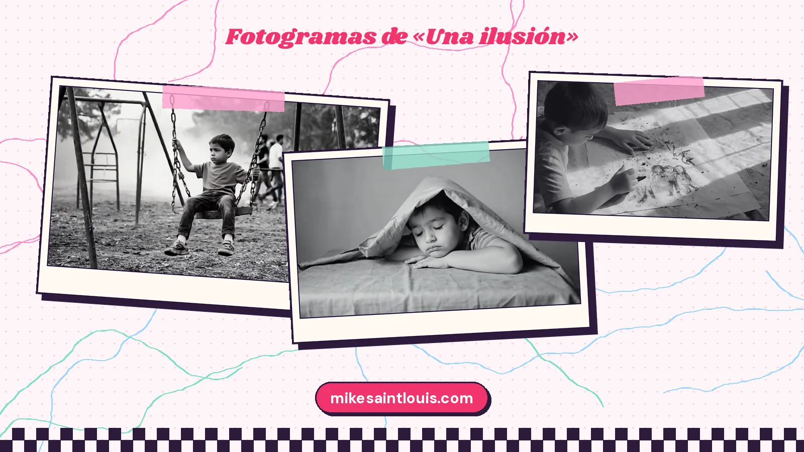 Stills from the official music video for «Una ilusión» by Mike Sain't Louis