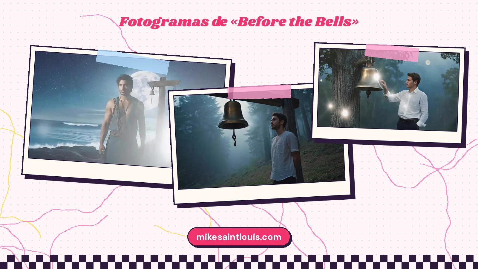 Fotogramas del videoclip oficial de «Before the Bells», de Mike Sain't Louis