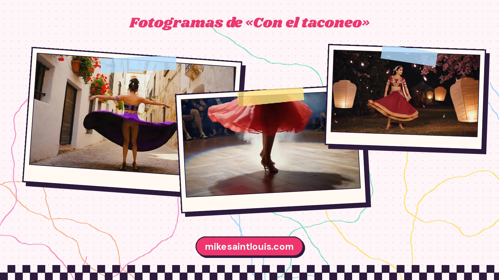 Más fotogramas del videoclip oficial de «Con el taconeo», de Mike Sain't Louis