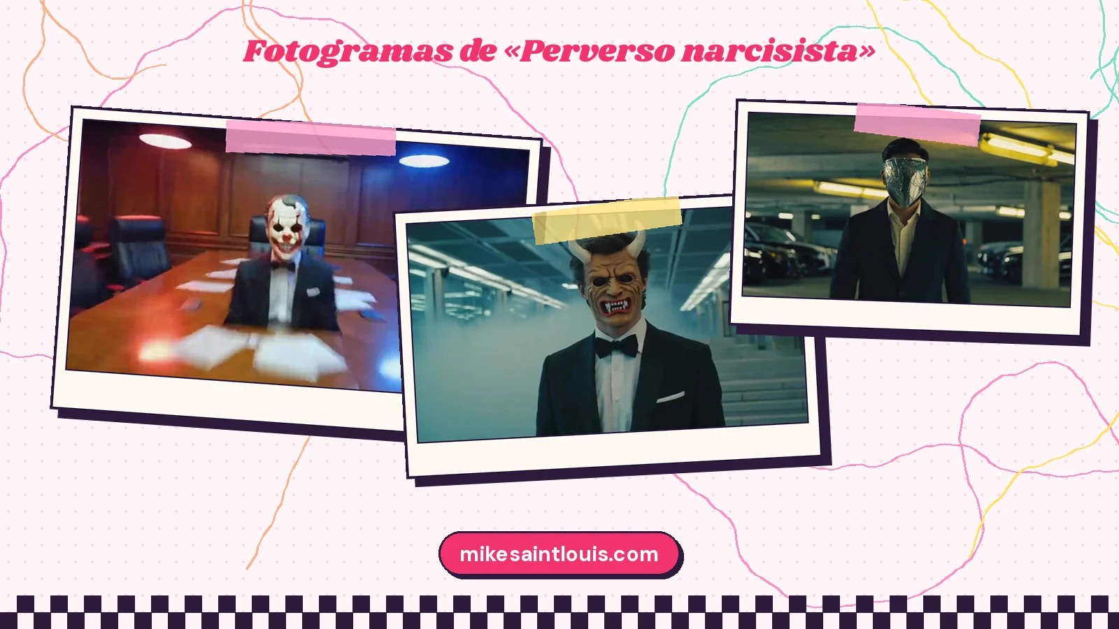 Más fotogramas del videoclip oficial de «Perverso narcisista», de Mike Sain't Louis