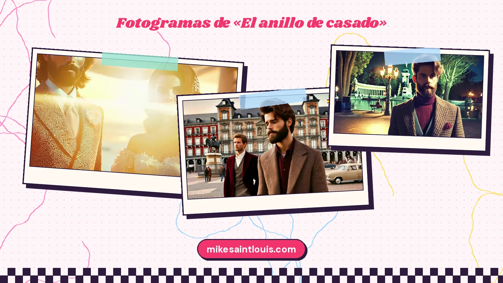 Fotogramas del videoclip oficial de «El anillo de casado», de Mike Sain't Louis